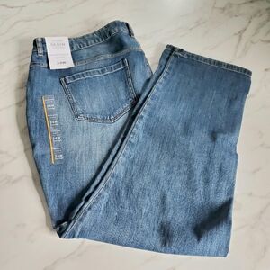 CJ Banks Women's NWT Boyfriend Jeansize 24W Average Length Tapered Curvy